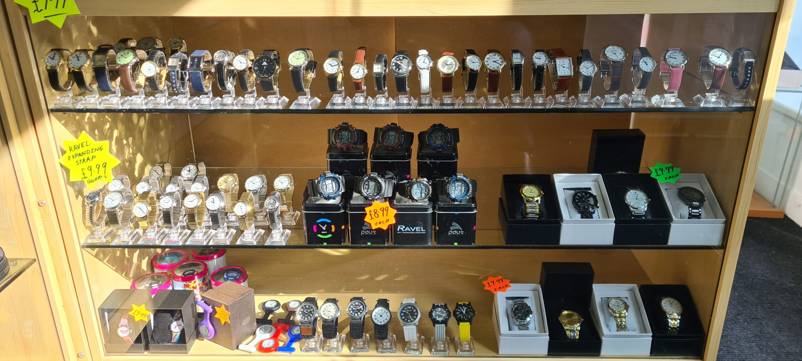 Watches for Sale Display Cabinet